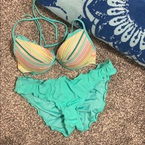 victorias secret pink - swim bikini set